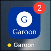 スクリーンショット：Garoon モバイルのアプリアイコン